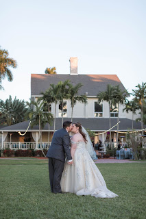 bride and groom portrait