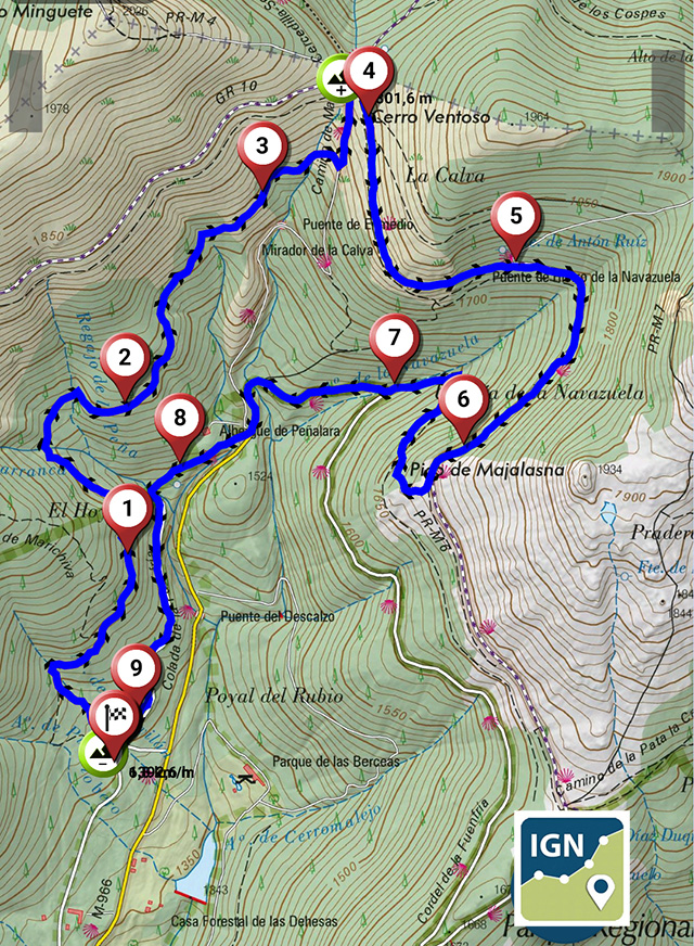 DEHESAS DE CERCEDILLA, CAMINO VIEJO DE SEGOVIA, PUERTO DE LA FUENFRIA