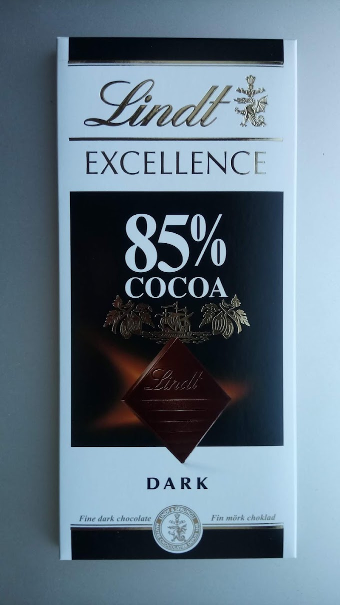 Lindt DARK 85% Cocoa Chocolate - Swiss