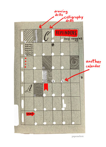 how to recycle calendar