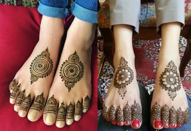 Bridal Foot Mehndi Design