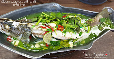 Steam seabass with chilli and lime - Hanuman Thai Cuisine