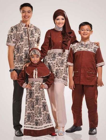 10 Model  Baju  Batik  Muslim Anak  Desain Terbaik 2019