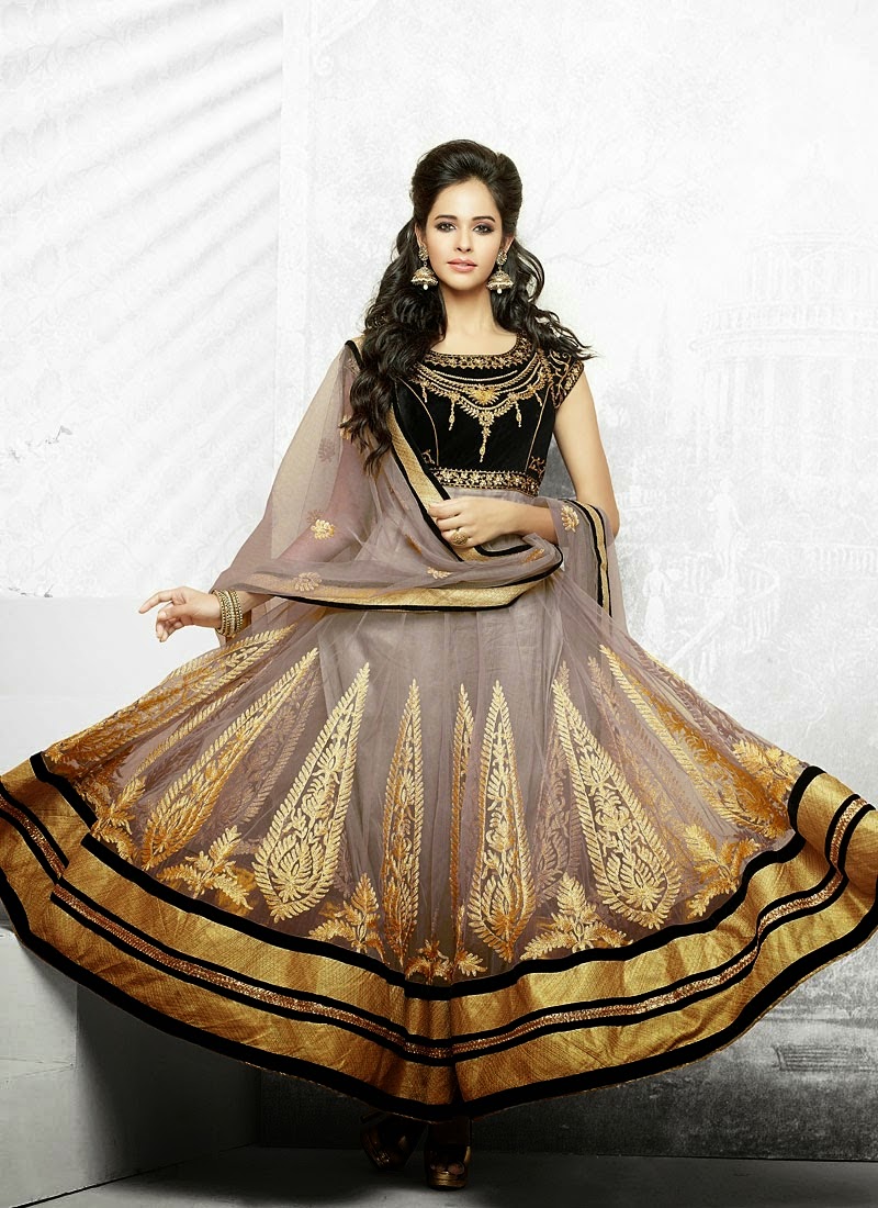 2015 Style Designer Wedding Anarkali Dresses