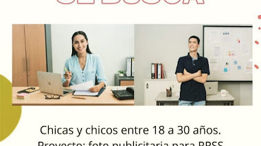 CASTING en PERÚ: Se buscan CHICOS y CHICAS entre 18 a 30 años para fotos publicitarias