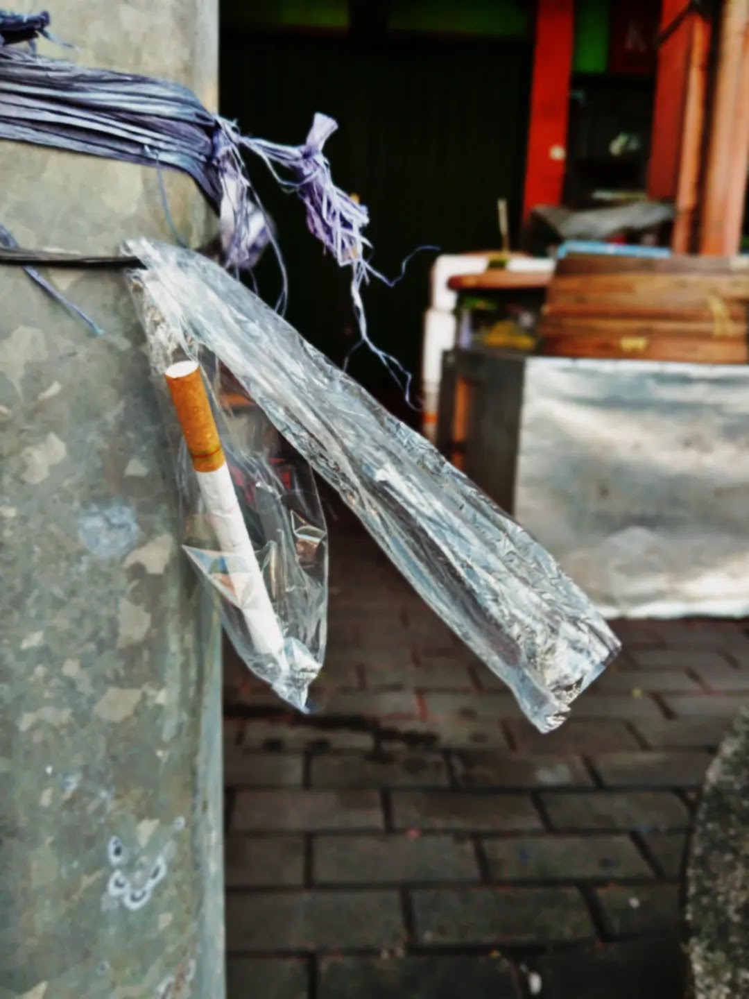 Hidangan pagi tukang parkir Pasar Kranggan Yogya — Blogombal.com 