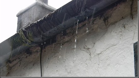rain from roof