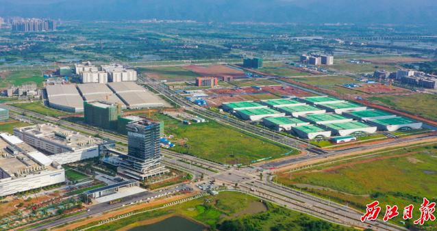 Guangdong Province (Zhaoqing) large industrial cluster.