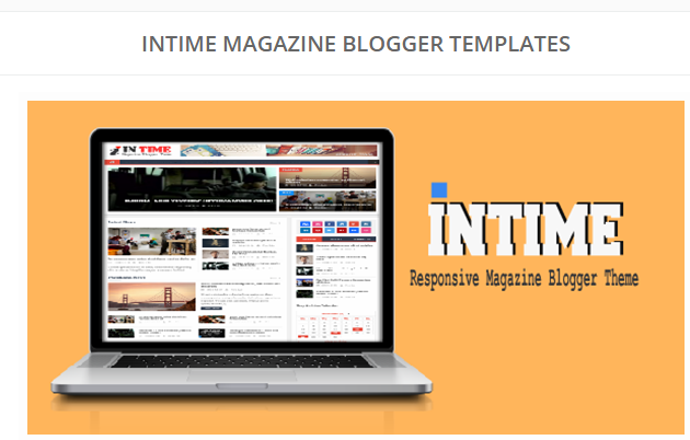 Intime Blogger Template