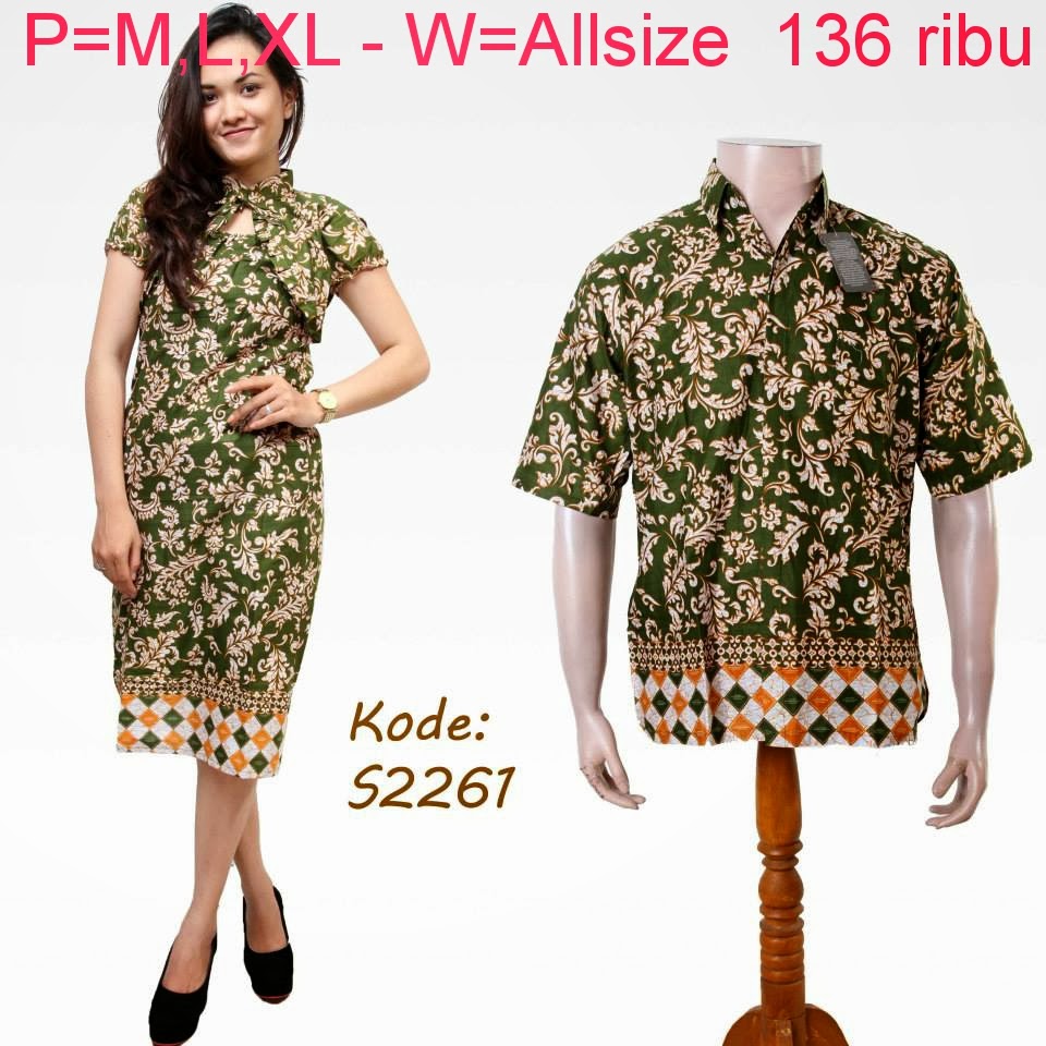 Baju Batik Pasangan Online | Model Baju Batik