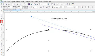 Membuat Garis Melengkung di CorelDraw