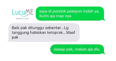 10 Chat Lucu Ojek Online dengan Penumpang Ini Bikin Cekikikan