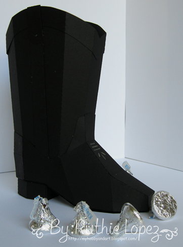 SnapDragon Snippets - Cowboy Boot - Ruthie Lopez - My Hobby My Art