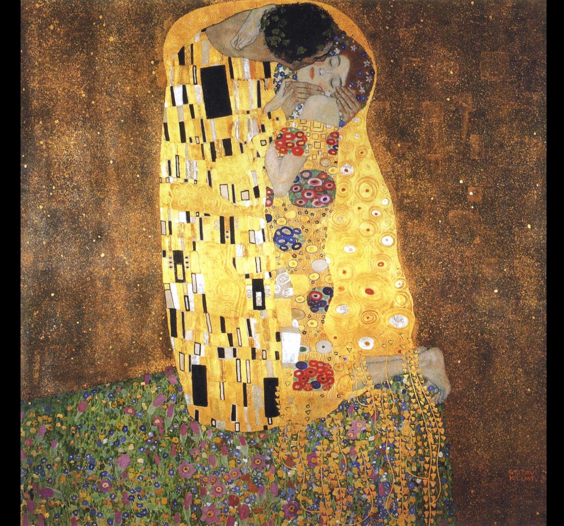 Wallpaper Gustav Klimt The Kiss - Wallpapers HD