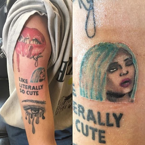 Crazy Kylie Jenner Fan Gets 7th Tribute Tattoo!!