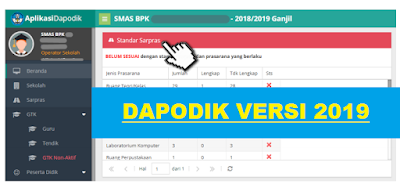  Ada beberapa hal penting yang harus dikerjakan oleh operator dapodik terkait dengan hal i Aplikasi Dapodik Versi 2019