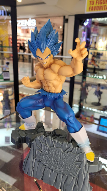 exposición de figuras Banpresto en el C.C. La Vaguada (Madrid)