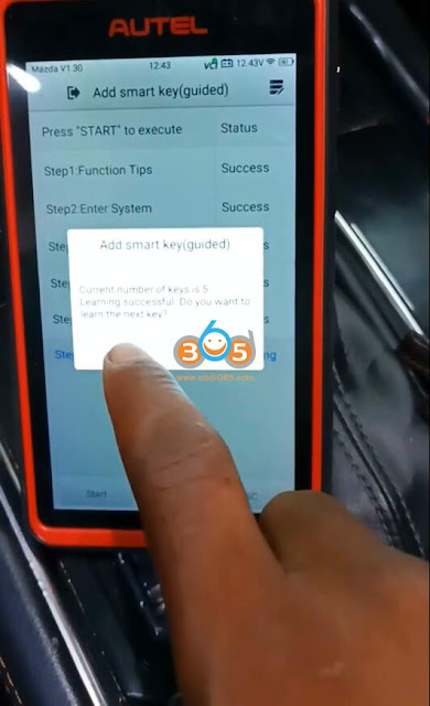 Autel KM100 Adds Mazda CX-5 2019 Key with Autel Key 8