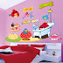 Angry bird wall decoration for children bedroom