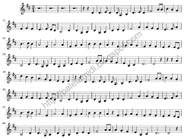 Partitura Arthur McBride - Cancion popular  irlandesa