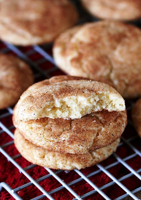 Inside Texture of Snickerdoodles Image