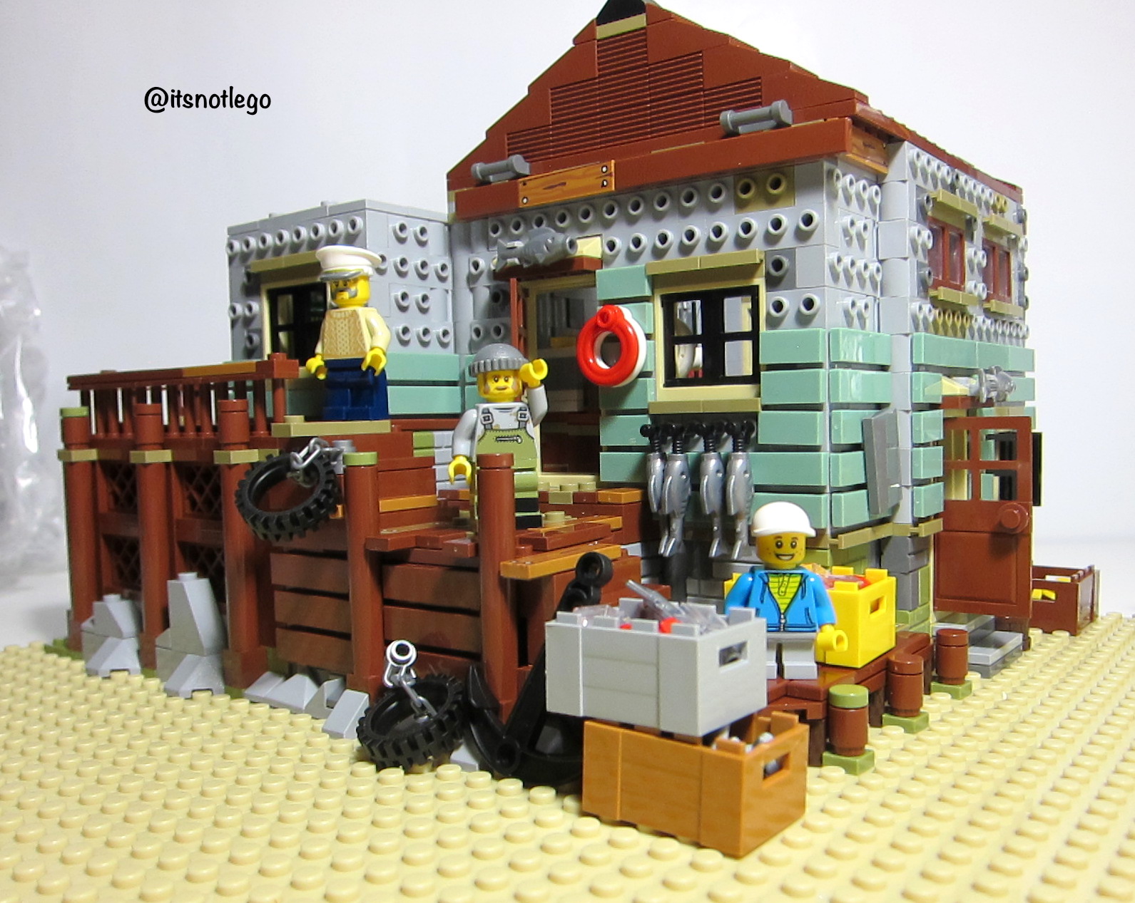 It's Not Lego: Sheng Yuan/Sembo SY90001 Old Fishing Store Building