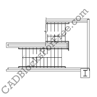 Free AutoCAD Blocks Stairs