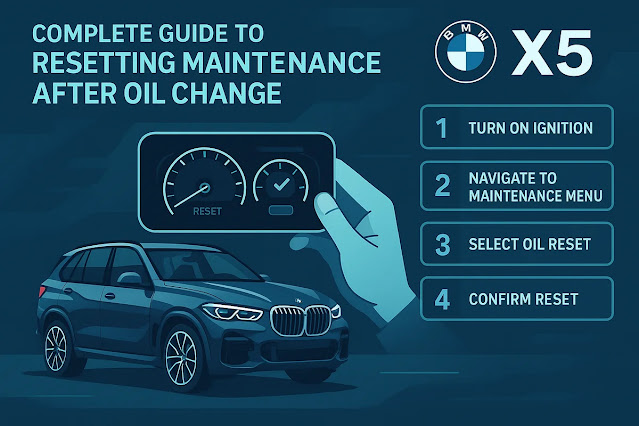 BMW X5のオイル交換後のリセット方法を完全ガイド