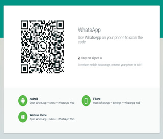 QR barcode pada whatsapp