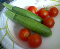 Cherry Tomatoes and Petite Zucchini