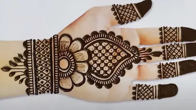 (8) Simple Mehndi Designs Front Hand