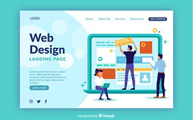 Web Design Landing Page Template Free Vector