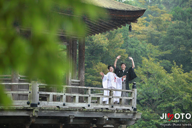 雨の奈良で前撮り撮影