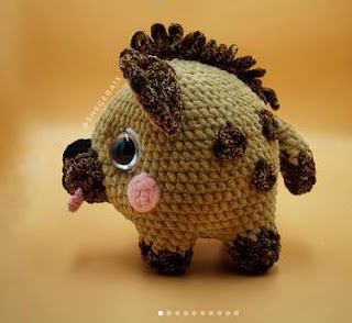 PATRON GRATIS HIENA AMIGURUMI 50624