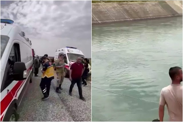 Bozova merkeze giden otomobil sulama kanalına düştü! 3 kişi hayatını kaybetti 