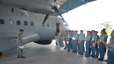 Optimalkan Pesud CN 235-220 MPA di Biak, Prajurit Wing Udara 3 Laksanakan Inservice Training