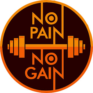 vetor estampa no pain no gain Academia Musculacao, Projeto Academia, Frase Treino, Motivação