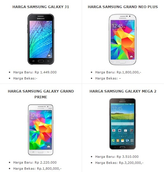 Daftar Harga HP Samsung Android Ter Update Juni 2016, List Harga HP Samsung 2016 Terbaru dan Ter Update