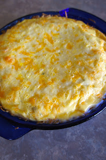 Chile Quiche with Hash Brown Crust: Savory Sweet and Satisfying
