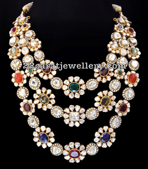 Latest jewellery designs by SRJ