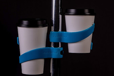 Comfycup - The World's First Portable Public Transportation Cup Holder for Trains Buses Bikes