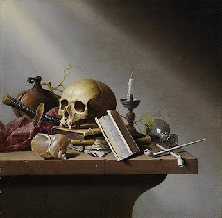 Vanitas  By Dutch painter Harmen Steenwijck (1612 – 1656)  Circa 1640