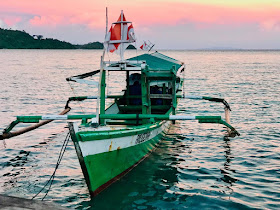 Sunset at Sari Ringgung Beach