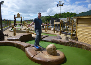 Adventure Golf course at Funder Park in Dawlish Warren