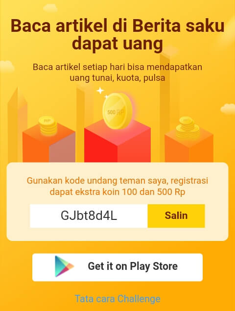 silahkan salin code mQRyiuGD lalu klik disini dan download aplikasi NewSaku / BeritaSaku. Jika sudah didownload langsung saja buka apknya.