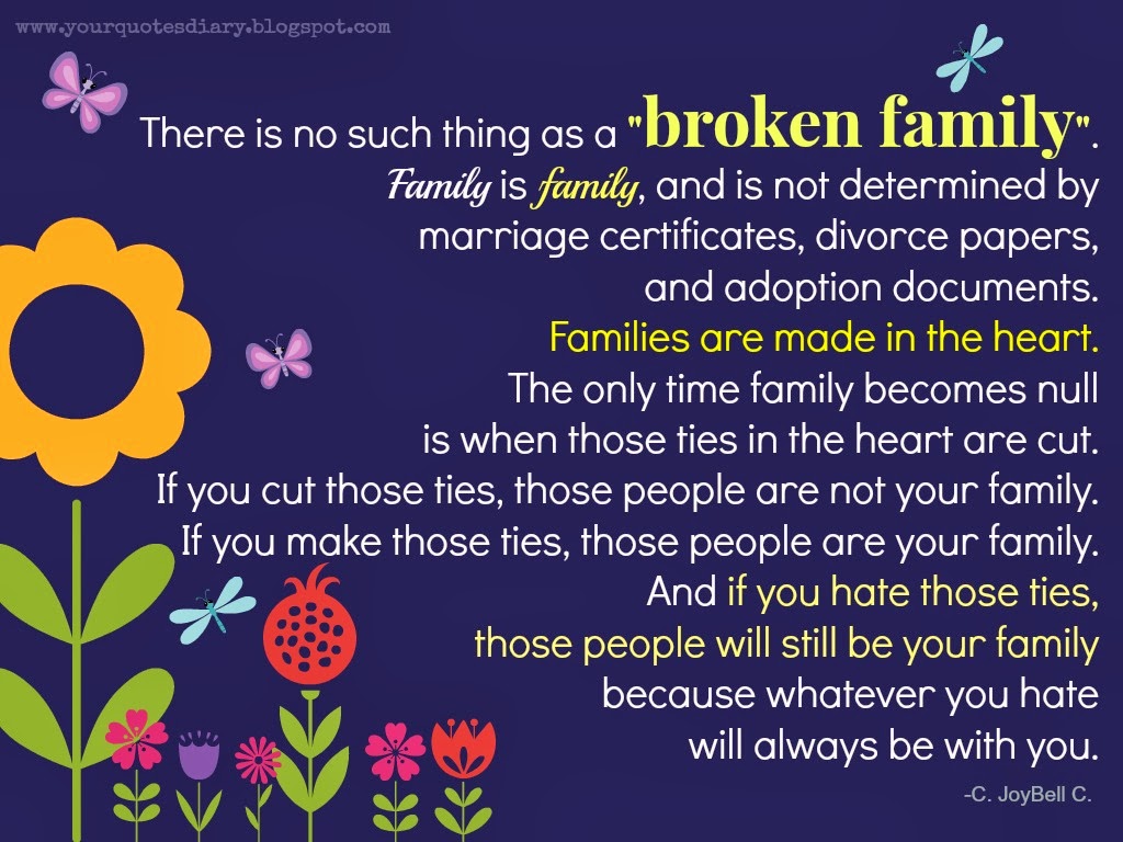 Family Quotes About Broken Relationships. QuotesGram