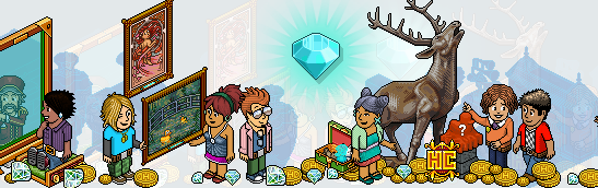 Resultado de imagem para diamantes habbo