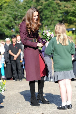 Kate Middleton Arrives in Newcastle