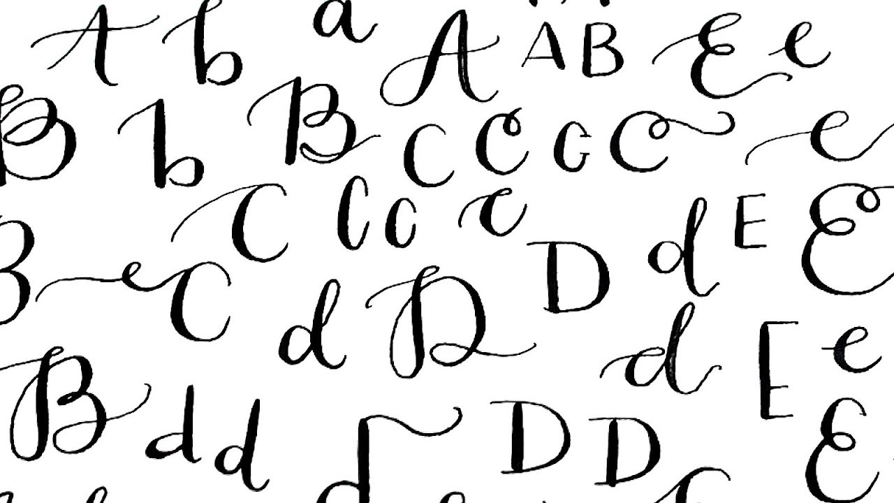 Calligraphy - Calligraphy Alphabets