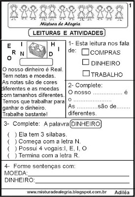 Leitura com a letra D